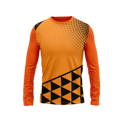 Round Neck Fullsleeve Printed Jersey White NP00237