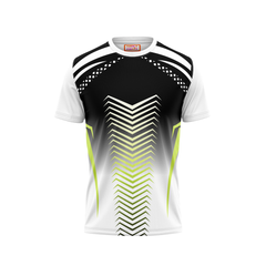 Round Neck Printed Jersey White NP00242