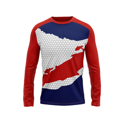 Round Neck Fullsleeve Printed Jersey Red NP00243