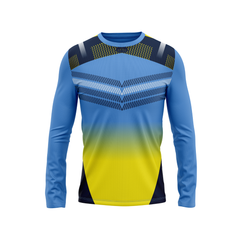 Round Neck Fullsleeve Printed Jersey Skyblue NP00246
