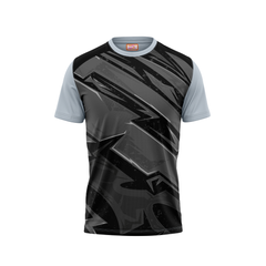 Round Neck Printed Jersey Grey NP00250