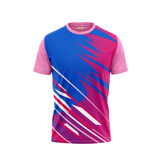 Round Neck Printed Jersey Orange NP0031