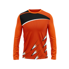 Round Neck Fullsleeve Printed Jersey White NP0036