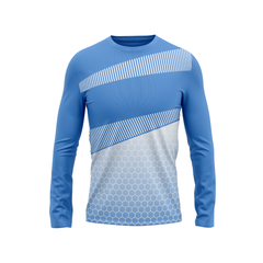 Round Neck Fullsleeve Printed Jersey Skyblue NP0047