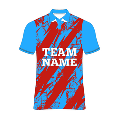 NEXT PRINT All Over Printed Customized Sublimation T-Shirt Unisex Sports Jersey Player Name & Number, Team Name NP0080013