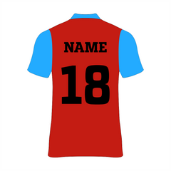 NEXT PRINT All Over Printed Customized Sublimation T-Shirt Unisex Sports Jersey Player Name & Number, Team Name NP0080013