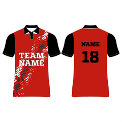 Nextprint customized red design printed jersey NP0080017