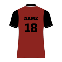 Nextprint customized red design cricket jersey NP0080021