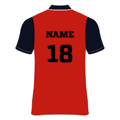 Nextprint customized cricket jersey red polonexk NP0080027