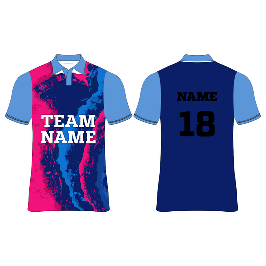 Nextprint customized royalblue cricket jersey NP0080031