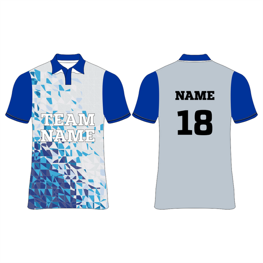 Nextprint customized grey cricket jersey NP0080042