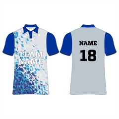Nextprint customized grey cricket jersey NP0080042