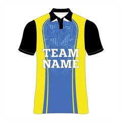Nextprint customized yellow colour cricket jersey NP0080047