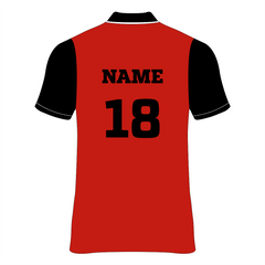 Nextprint customized red cricket jersey NP0080051