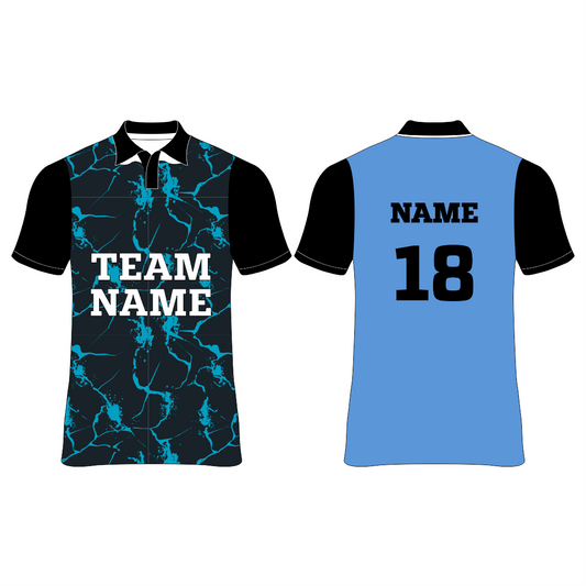 Nextprint skyblue cricket polo jersey NP0080053