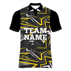 Nextprint yellow customized polo neck jersey NP0080054