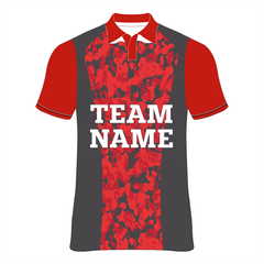 Nextprint customized red colour polo jersey NP0080058