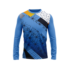 Round Neck Fullsleeve Printed Jersey Skyblue NP0053