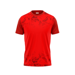 Round Neck Printed Jersey Red NP0028