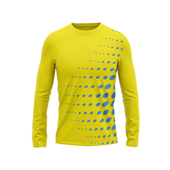 Round Neck Fullsleeve Printed Jersey Yellow NP0077