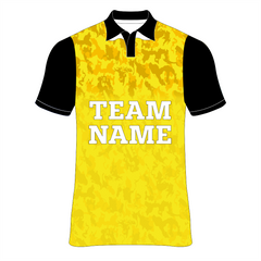Nextprint name and number printed yellow jersey NP00800114
