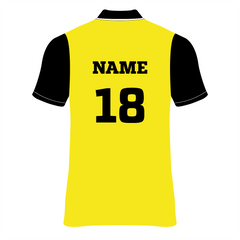 Nextprint name and number printed yellow jersey NP00800114