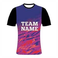 NEXT PRINT All Over Printed Customized Sublimation T-Shirt Unisex Sports Jersey Player Name & Number, Team Name And Logo.NP00800124