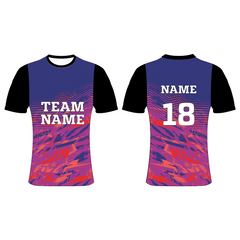 NEXT PRINT All Over Printed Customized Sublimation T-Shirt Unisex Sports Jersey Player Name & Number, Team Name And Logo.NP00800124