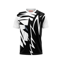 Round Neck Printed Jersey White NP0092