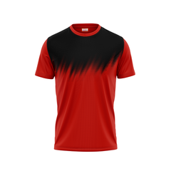 Round Neck Printed Jersey Red NP0095