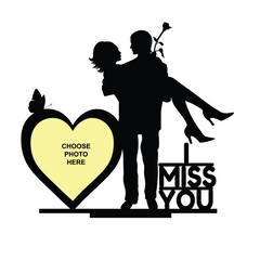 I MISS YOU SINGLE IMAGE STAND FRAME