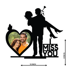 I MISS YOU SINGLE IMAGE STAND FRAME