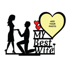 MY BEST WIFE SINGLE IMAGE STAND FRAME