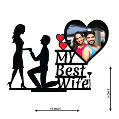 MY BEST WIFE SINGLE IMAGE STAND FRAME