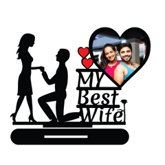 MY BEST WIFE SINGLE IMAGE STAND FRAME