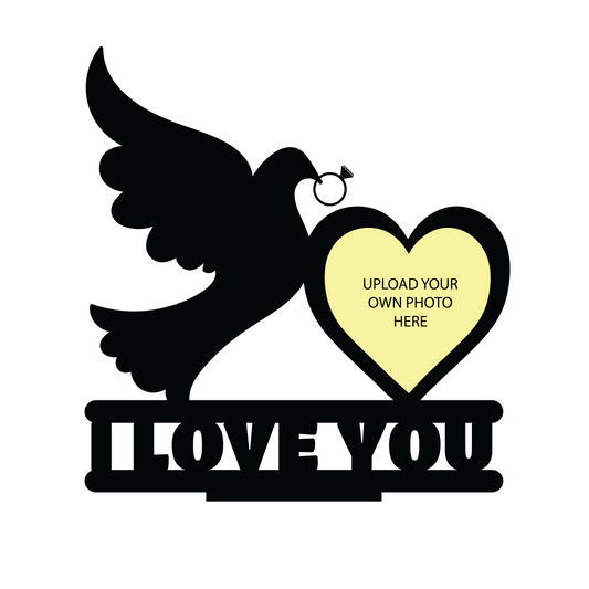 I LOVE YOU SINGLE IMAGE STAND FRAME 111