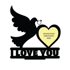 I LOVE YOU SINGLE IMAGE STAND FRAME 111