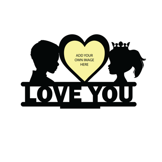 LOVE YOU SINGLE IMAGE STAND FRAME 69