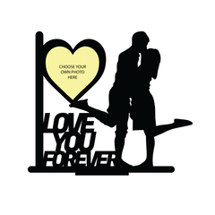 LOVE YOU FOREVER SINGLE IMAGE LOVE STAND FRAME