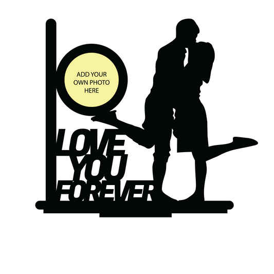 LOVE YOU FOREVER SINGLE IMAGE STAND FRAME