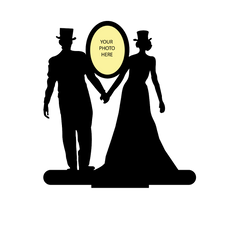 LOVELY COUPLES SINGLE IMAGE STAND FRAME