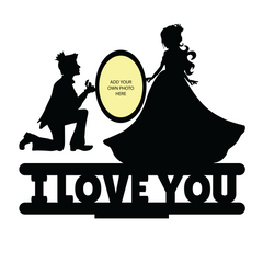 I LOVE YOU SINGLE IMAGE LOVE STAND FRAME 130