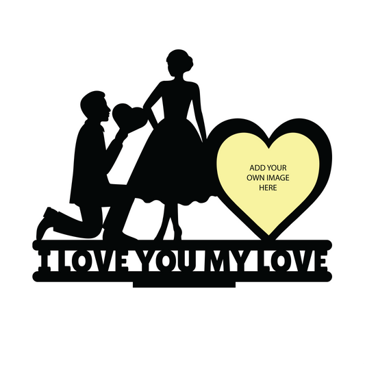 I LOVE YOU MY LOVE STAND FRAME 129