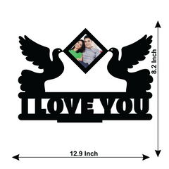 LOVE BIRDS DOUBLE IMAGE LOVE STAND FRAME 129
