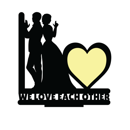 WE LOVE EACH OTHER SINGLE IMAGE STAND FRAME 138