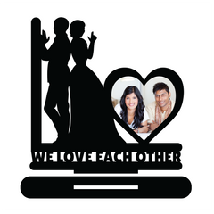 WE LOVE EACH OTHER SINGLE IMAGE STAND FRAME 138