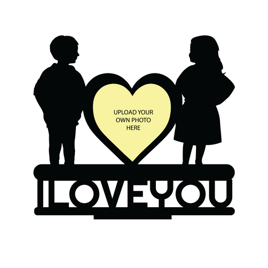 I LOVE YOU SINGLE IMAGE LOVE STAND FRAME 129