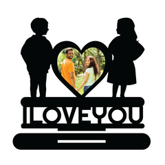 I LOVE YOU SINGLE IMAGE LOVE STAND FRAME 129