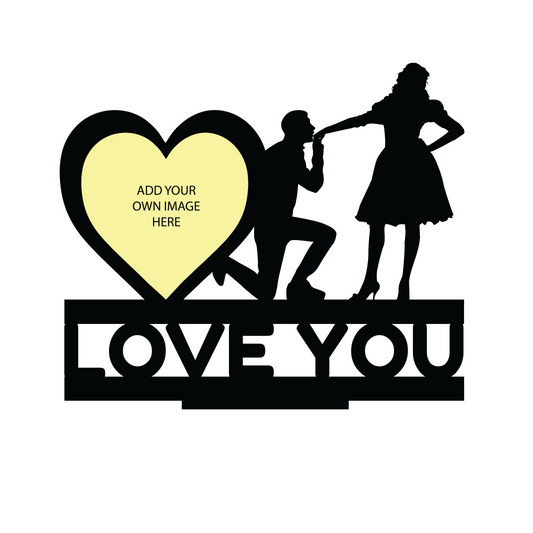 LOVE YOU SINGLE IMAGE STAND FRAME 137