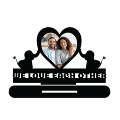 WE LOVE EACH OTHER SINGLE IMAGE LOVE STAND FRAME